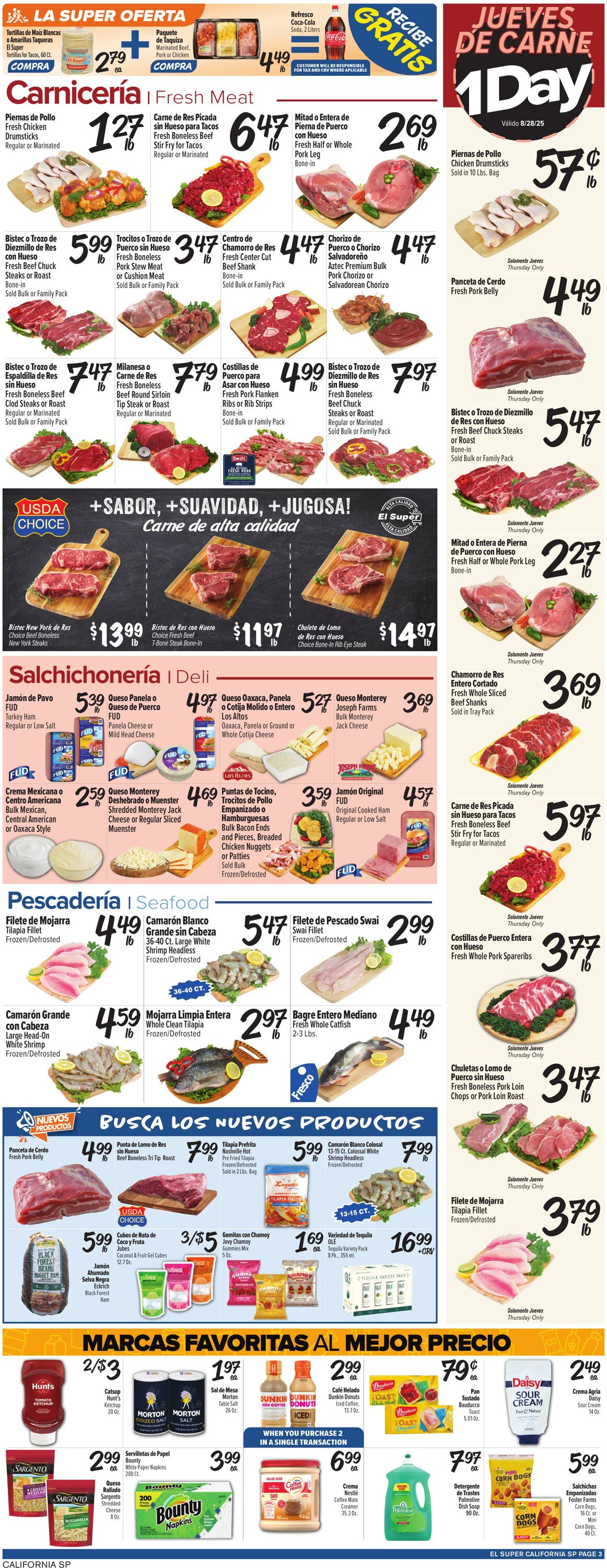 Weekly ad El Super 08/27/2025 - 09/02/2025