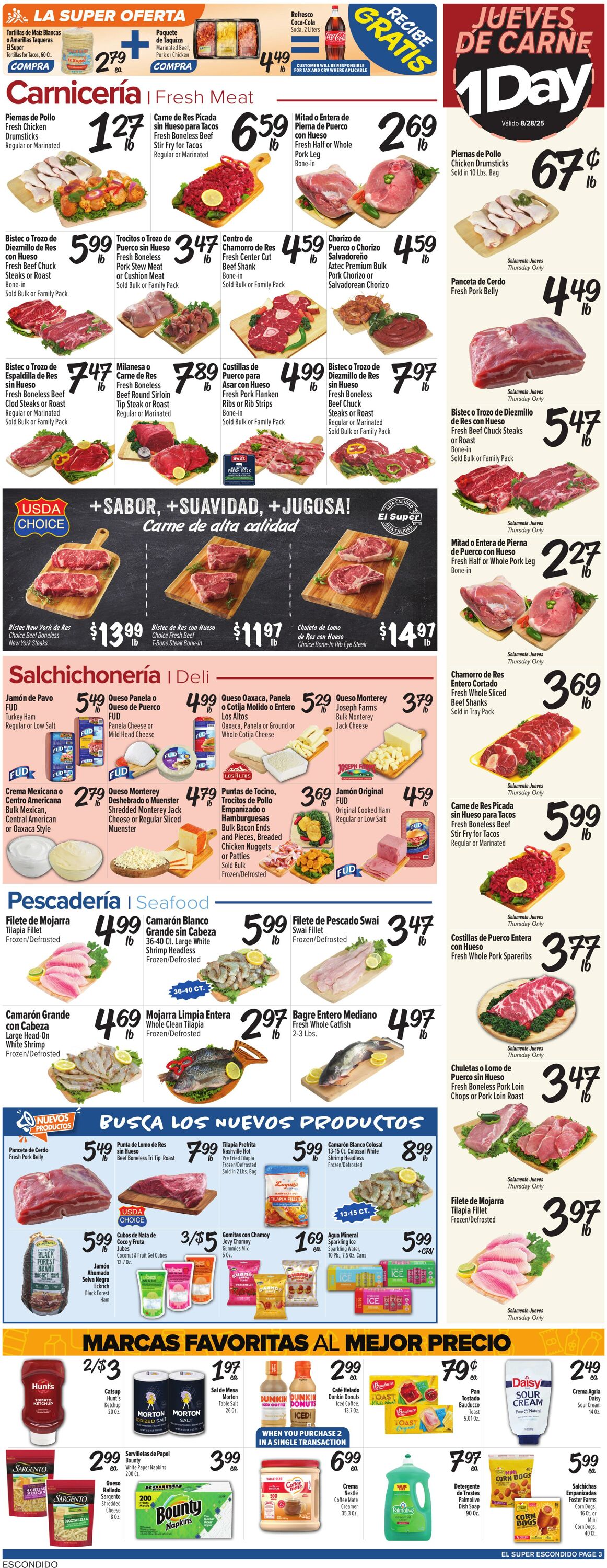 Weekly ad El Super 08/27/2025 - 09/02/2025