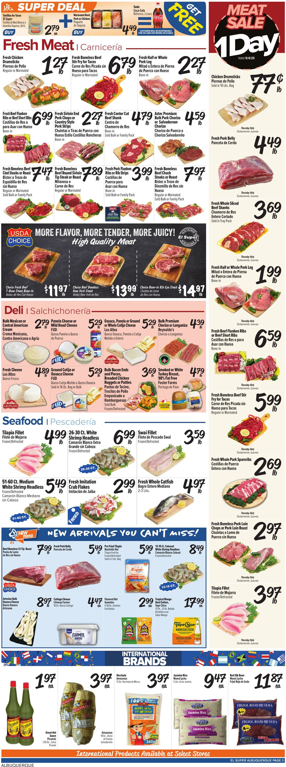 Weekly ad El Super 09/03/2025 - 09/09/2025