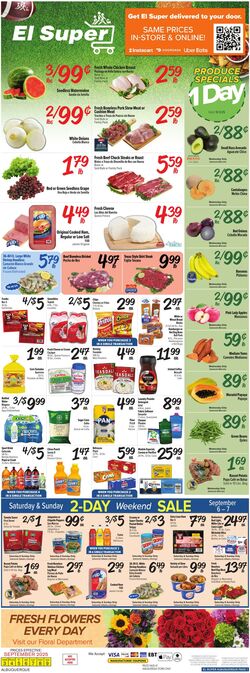 Weekly ad El Super 09/03/2025 - 09/09/2025