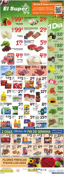 Weekly ad El Super 09/03/2025 - 09/09/2025