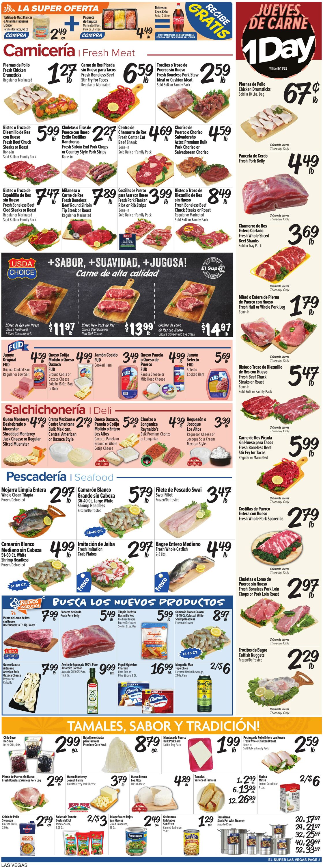 Weekly ad El Super 09/10/2025 - 09/16/2025