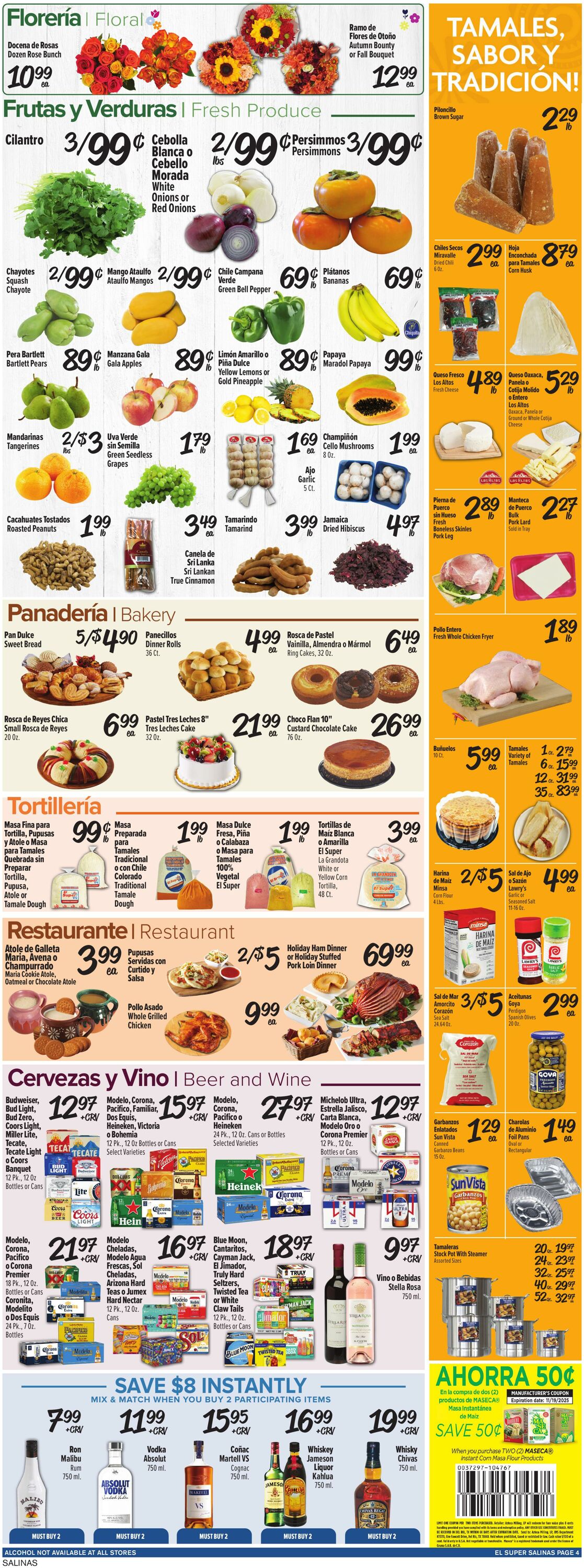 Weekly ad El Super 11/12/2025 - 11/18/2025
