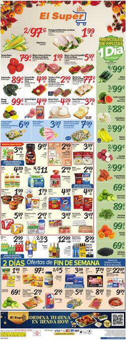 Weekly ad El Super 11/12/2025 - 11/18/2025