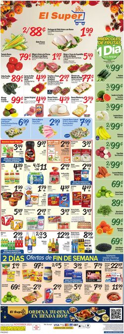 Weekly ad El Super 11/12/2025 - 11/18/2025