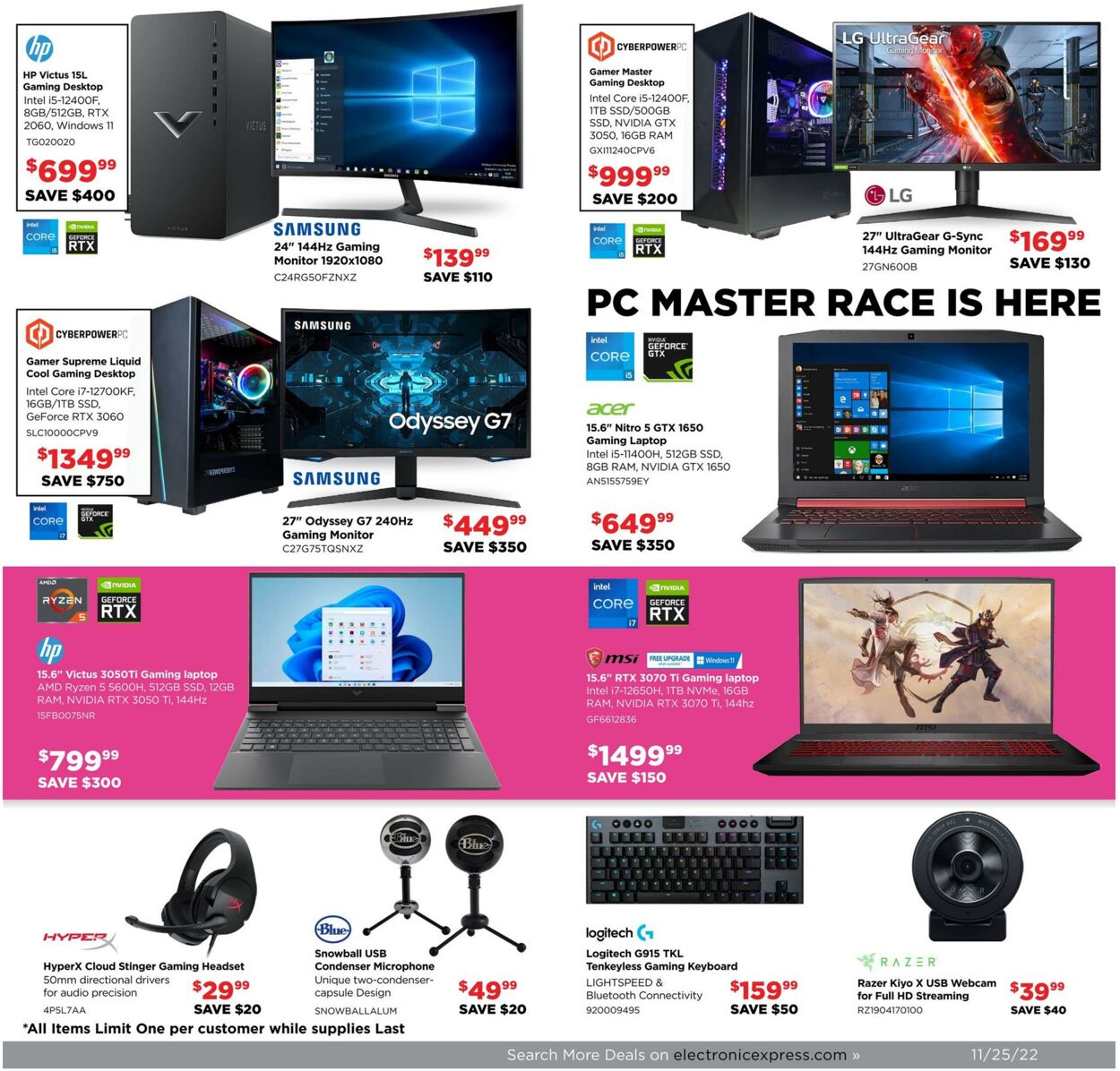 Weekly ad Electronic Express 11/23/2022 - 11/26/2022