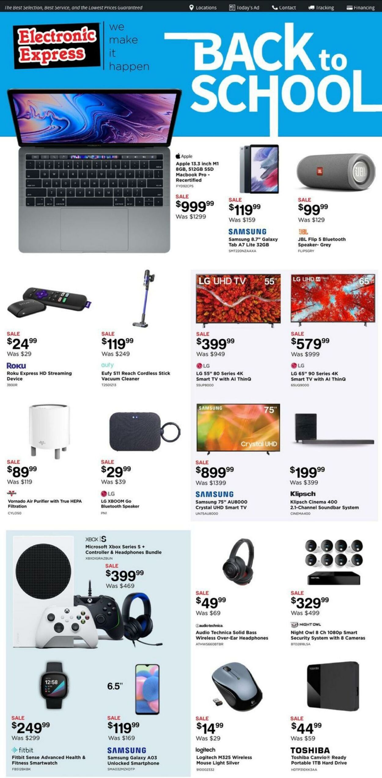 Weekly ad Electronic Express 08/07/2022-08/13/2022