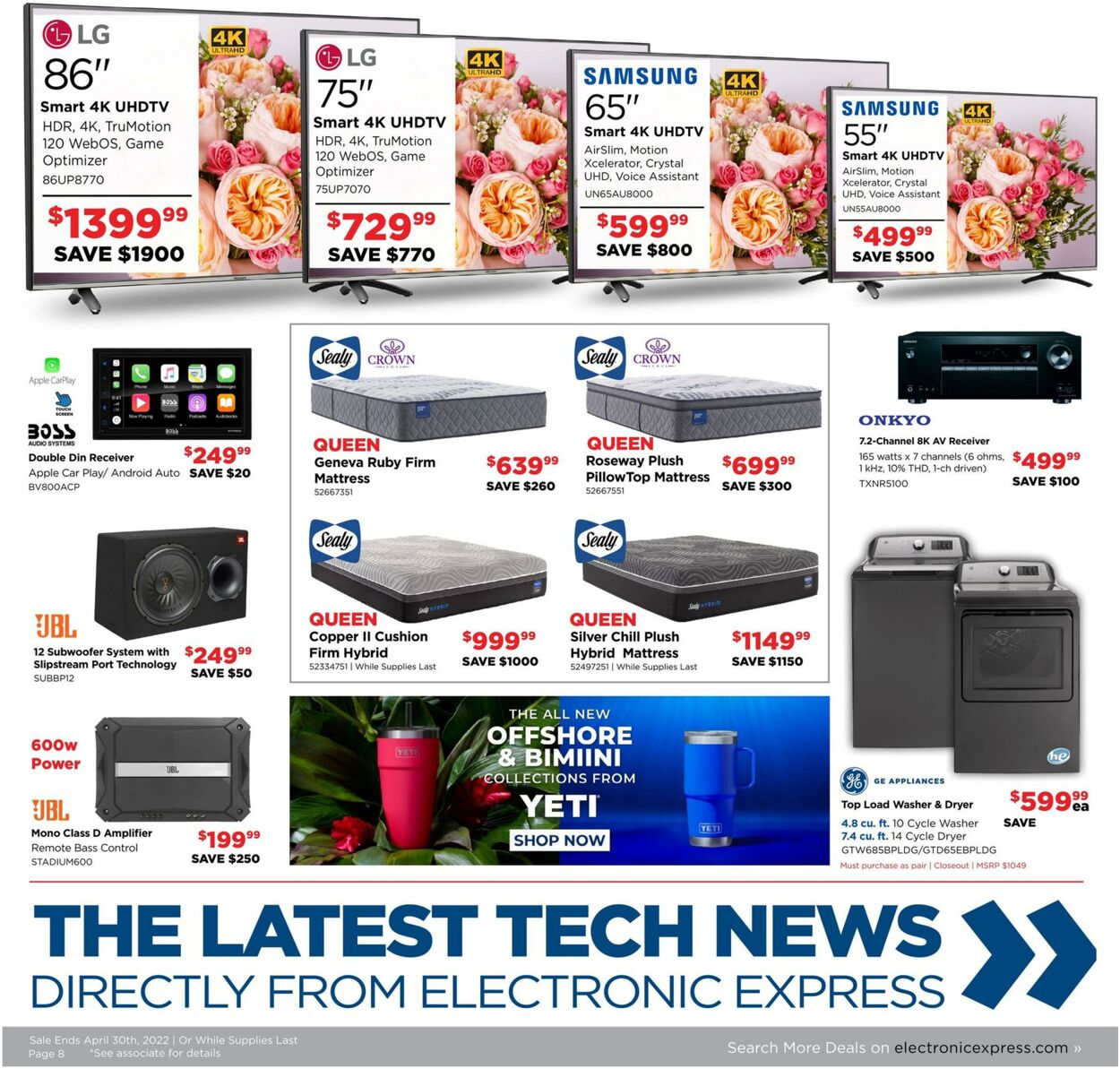 Weekly ad Electronic Express 04/24/2022 - 04/30/2022