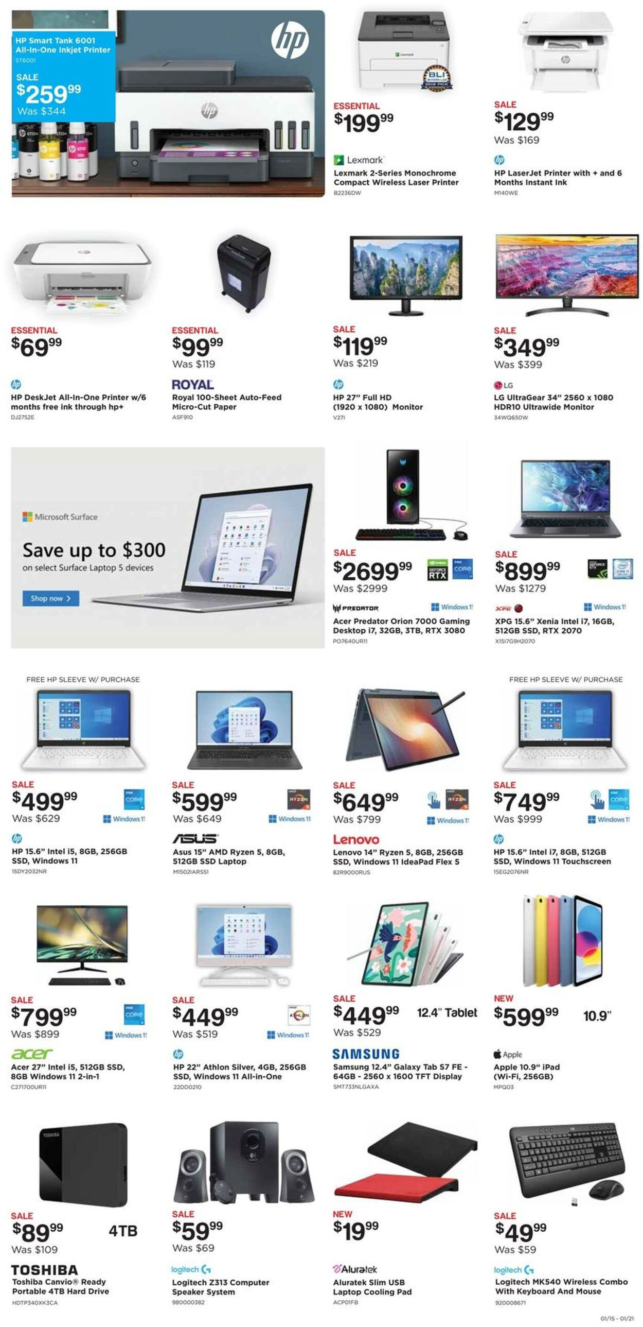 Weekly ad Electronic Express 01/15/2023 - 01/21/2023