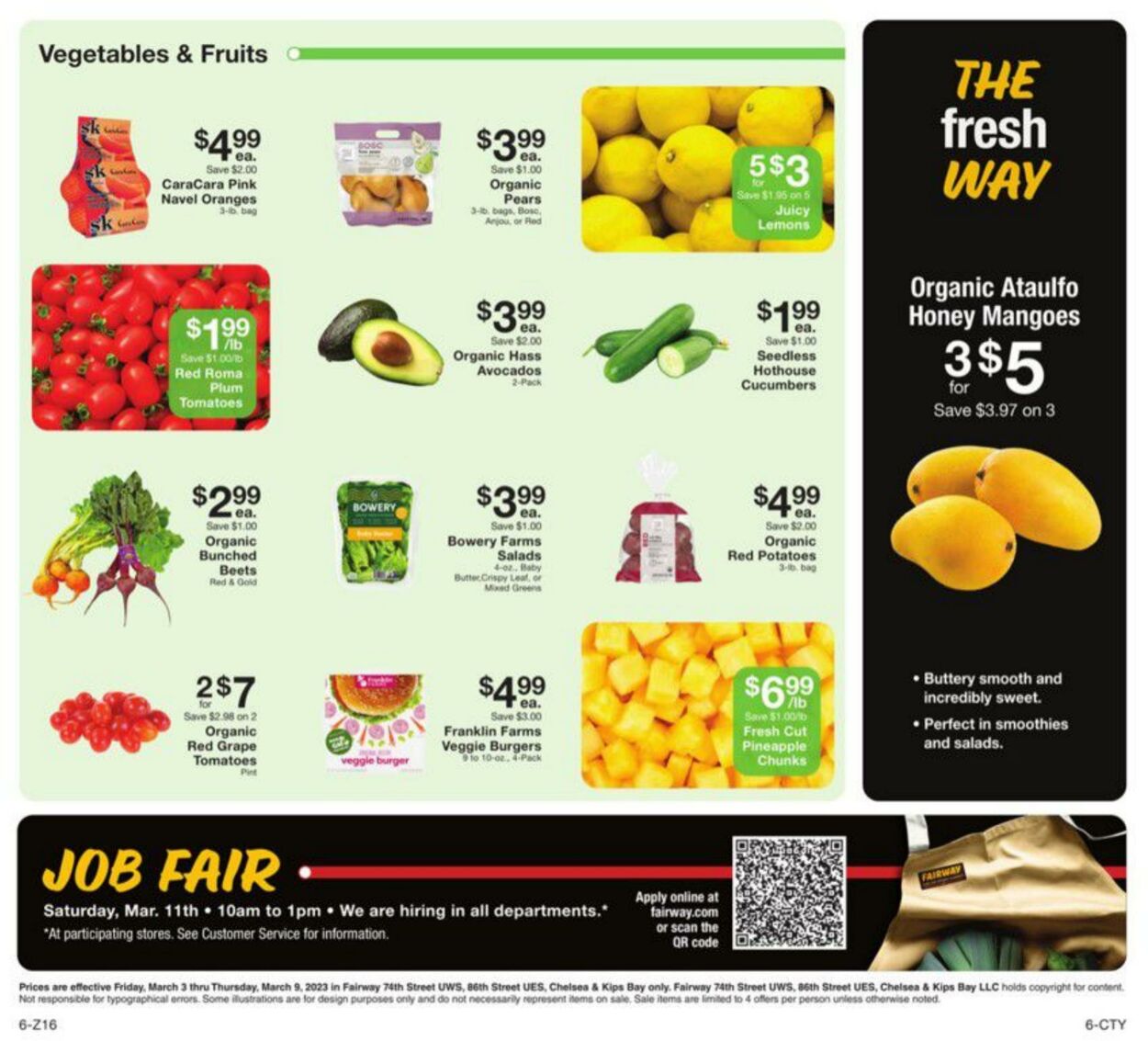 Weekly ad Fairway Market 03/03/2023 - 03/09/2023