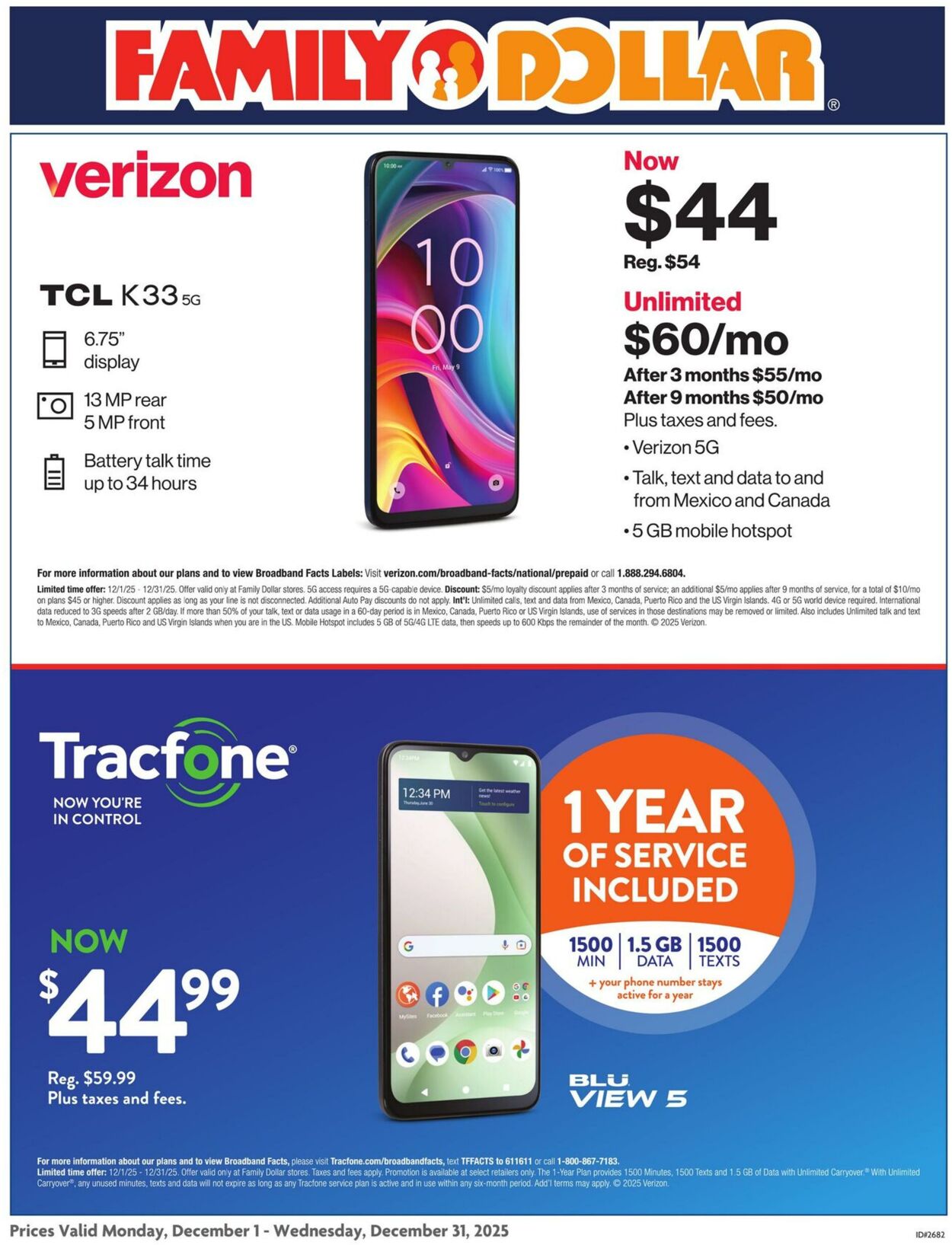 Weekly ad Family Dollar 12/01/2025 - 12/31/2025