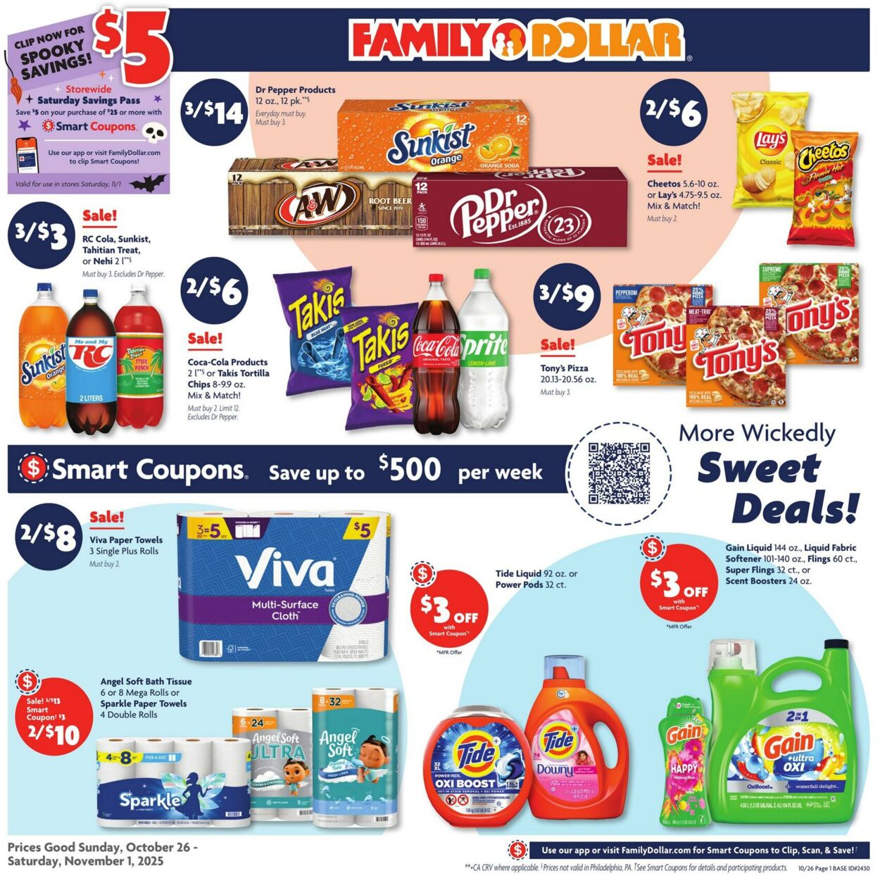 Weekly ad Family Dollar 10/26/2025 - 11/01/2025