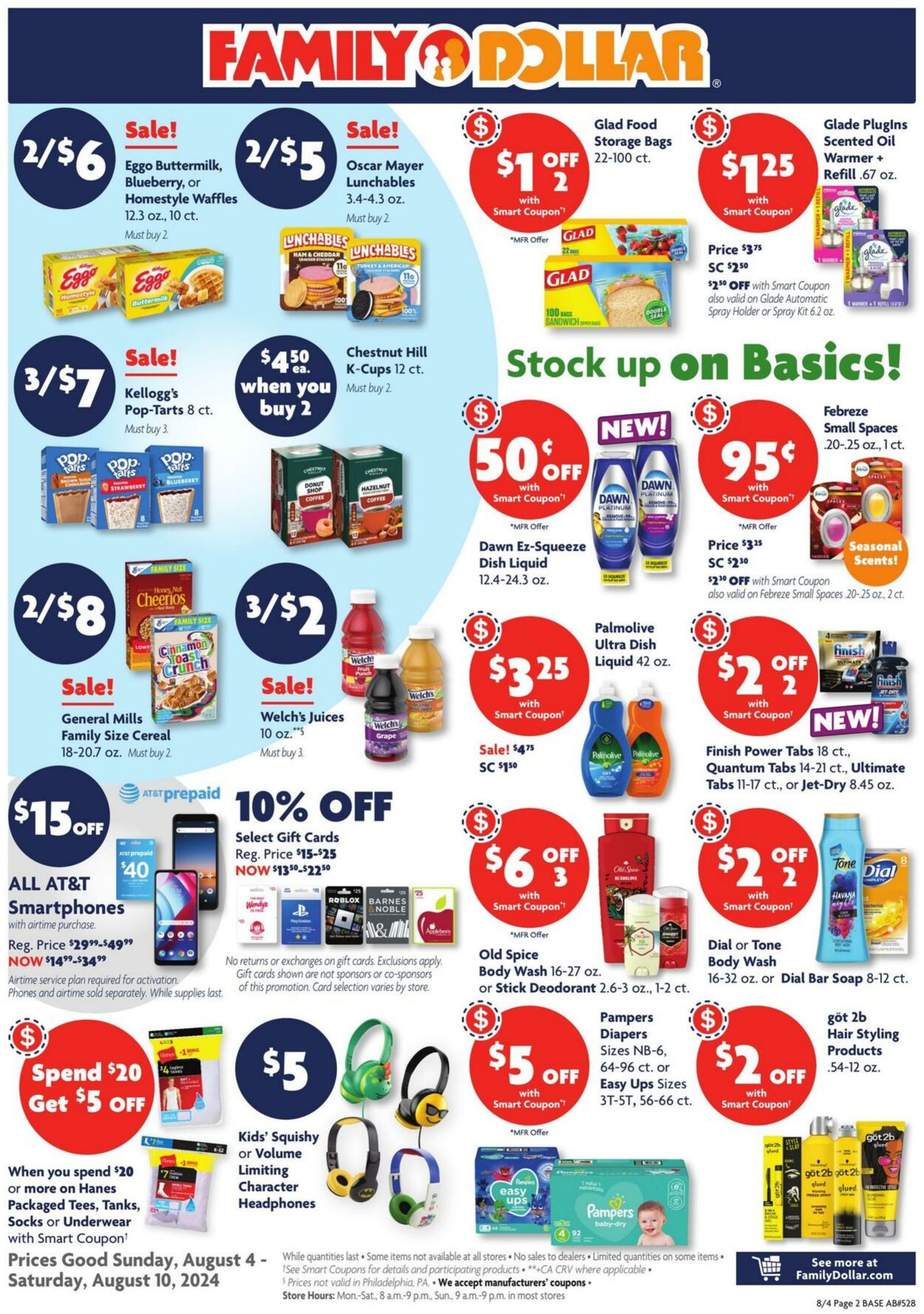 Weekly ad Family Dollar 08/04/2024 - 08/10/2024