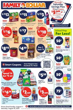 Weekly ad Family Dollar 07/28/2024 - 08/03/2024