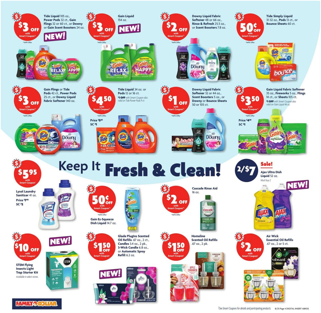 Weekly ad Family Dollar 08/25/2024 - 09/02/2024