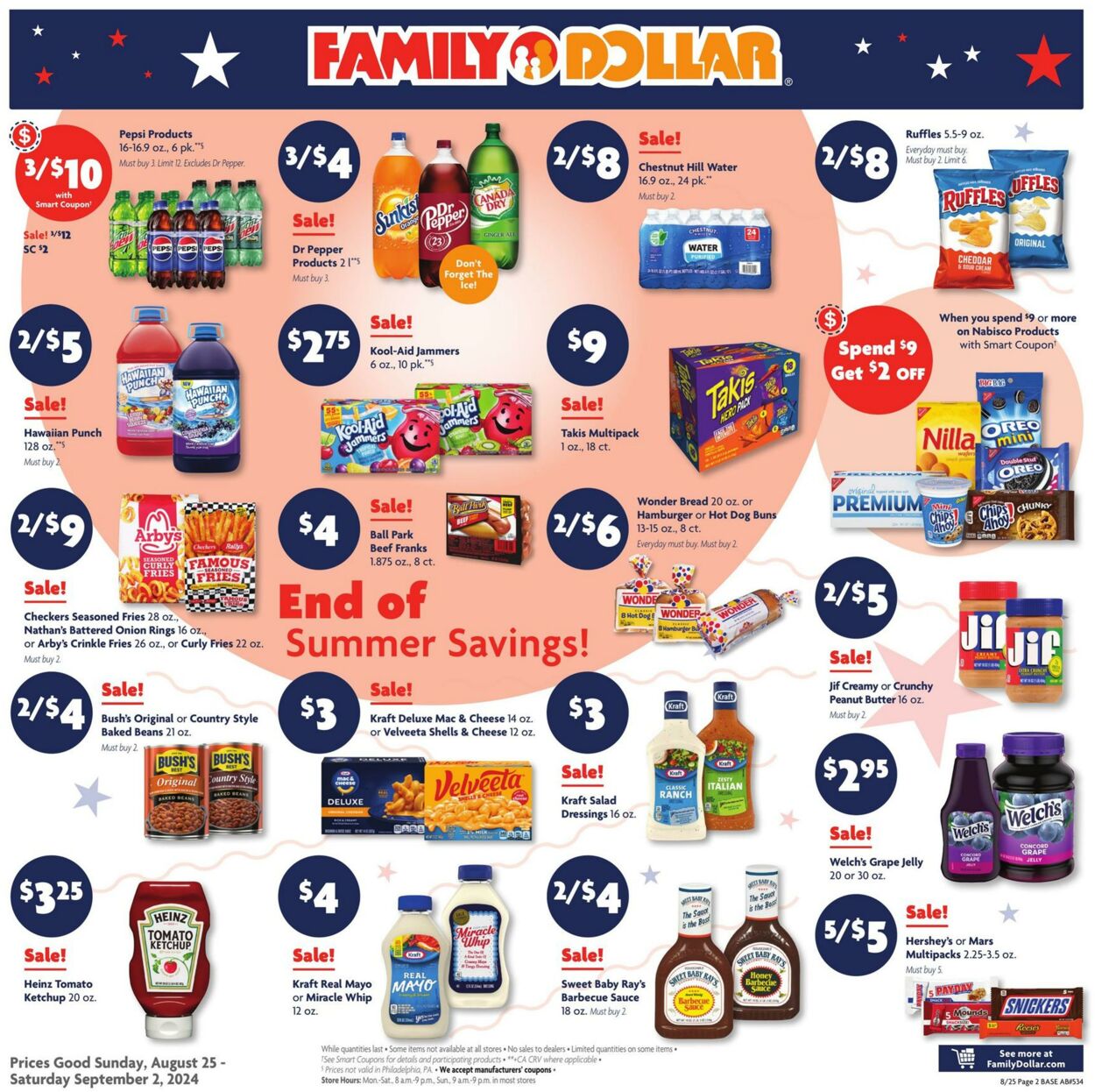 Weekly ad Family Dollar 08/25/2024 - 09/02/2024