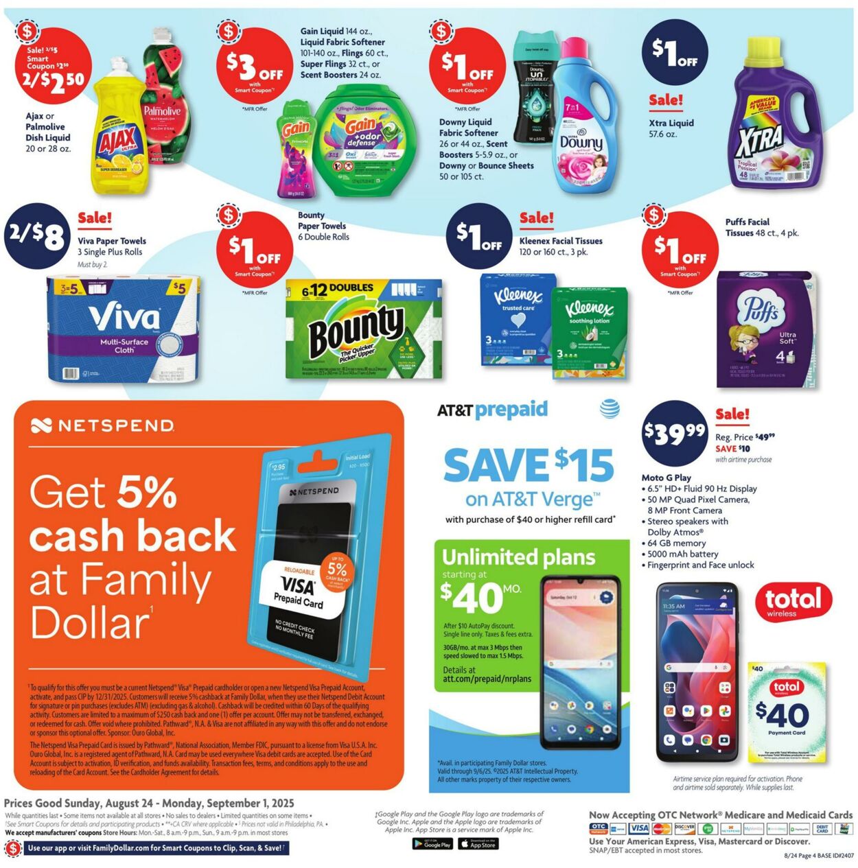 Weekly ad Family Dollar 08/24/2025 - 09/01/2025