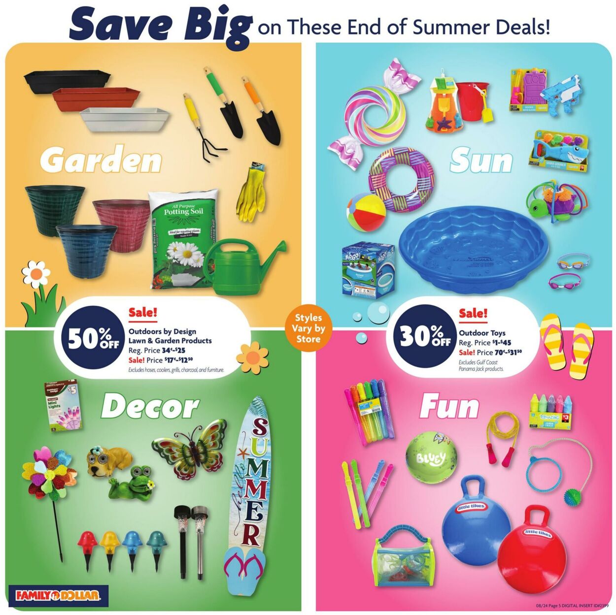 Weekly ad Family Dollar 08/24/2025 - 09/01/2025