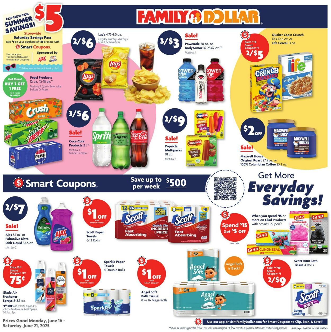 Weekly ad Family Dollar 06/16/2025 - 06/21/2025