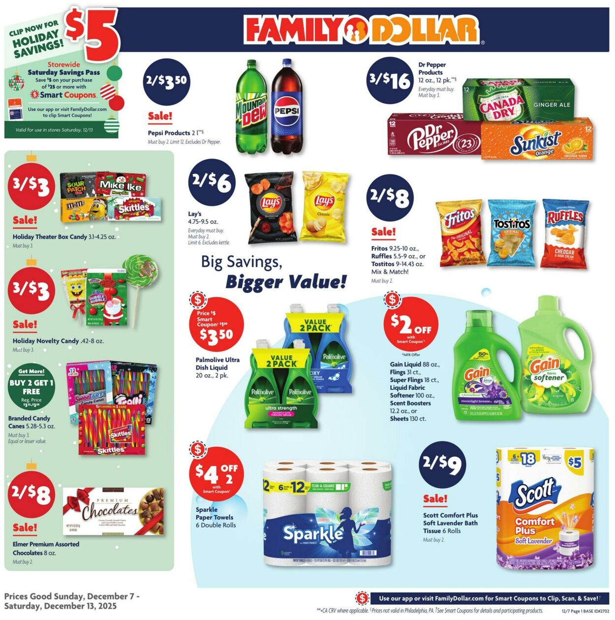 Weekly ad Family Dollar 12/07/2025 - 12/13/2025