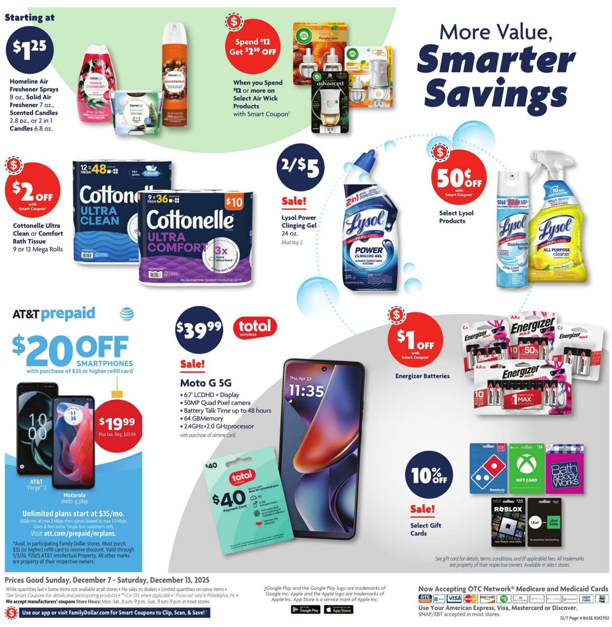 Weekly ad Family Dollar 12/07/2025 - 12/13/2025
