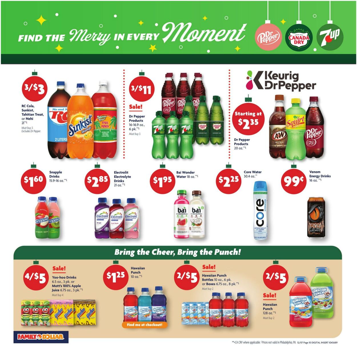 Weekly ad Family Dollar 12/07/2025 - 12/13/2025