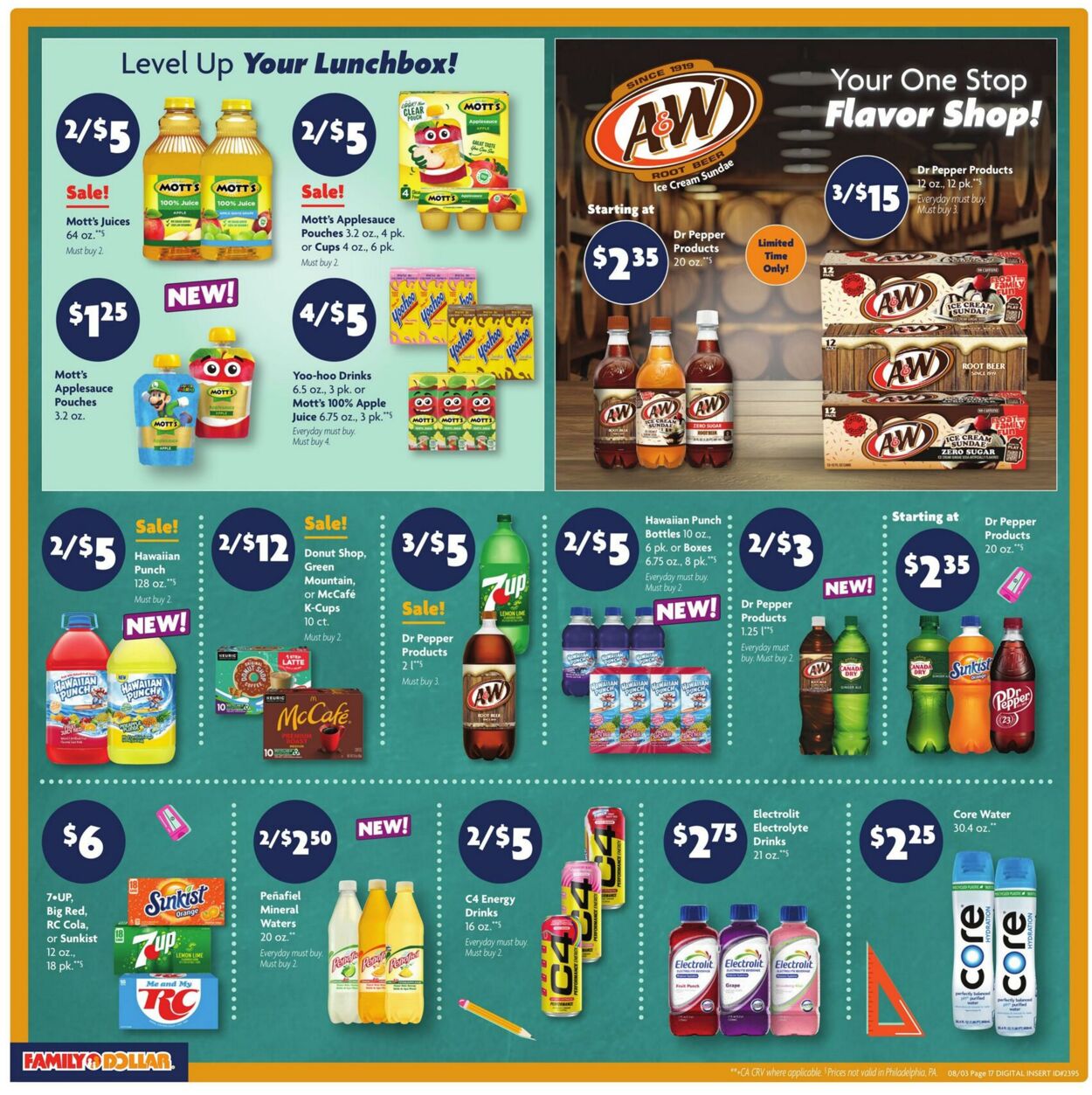 Weekly ad Family Dollar 08/03/2025 - 08/09/2025