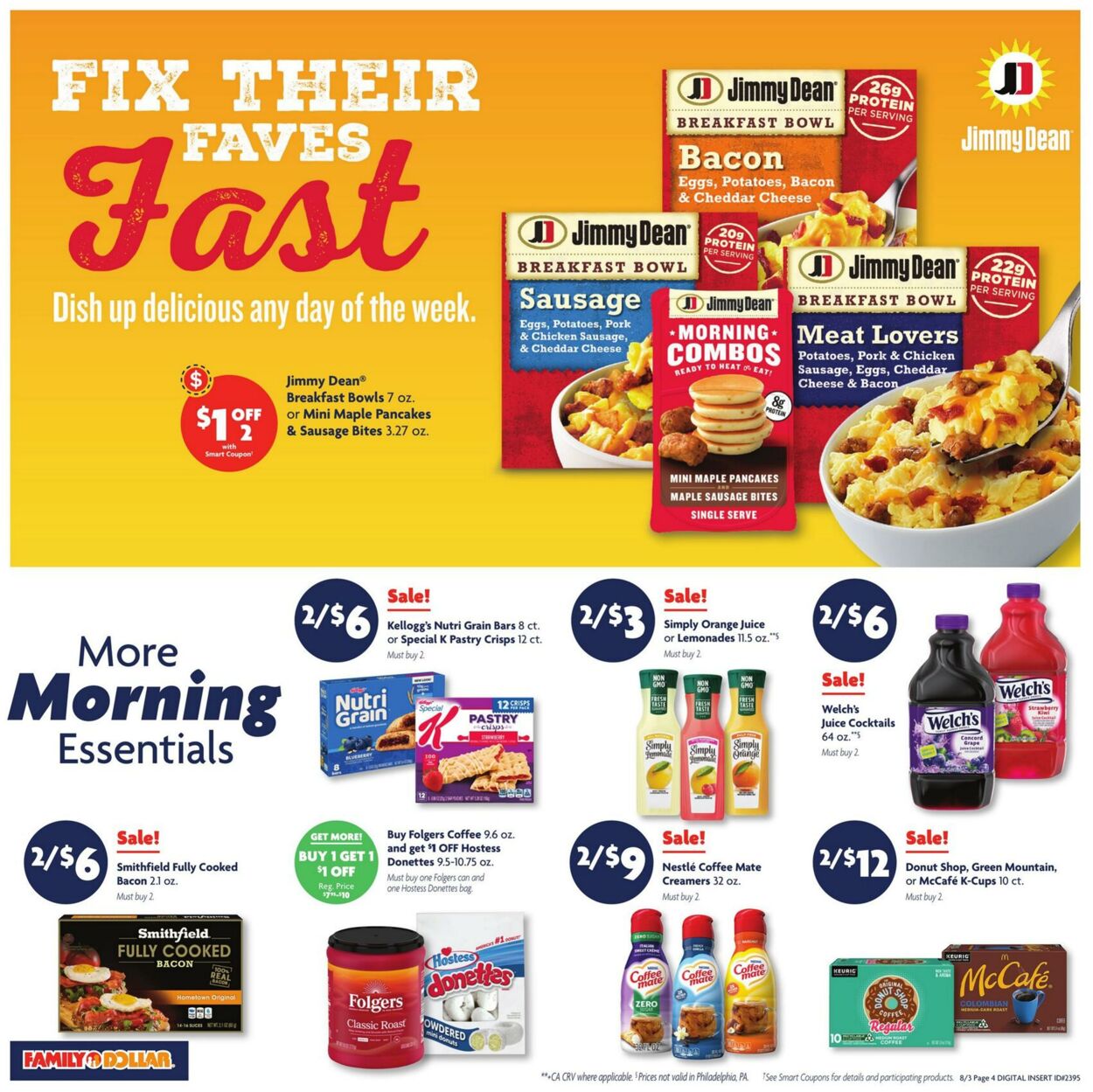 Weekly ad Family Dollar 08/03/2025 - 08/09/2025