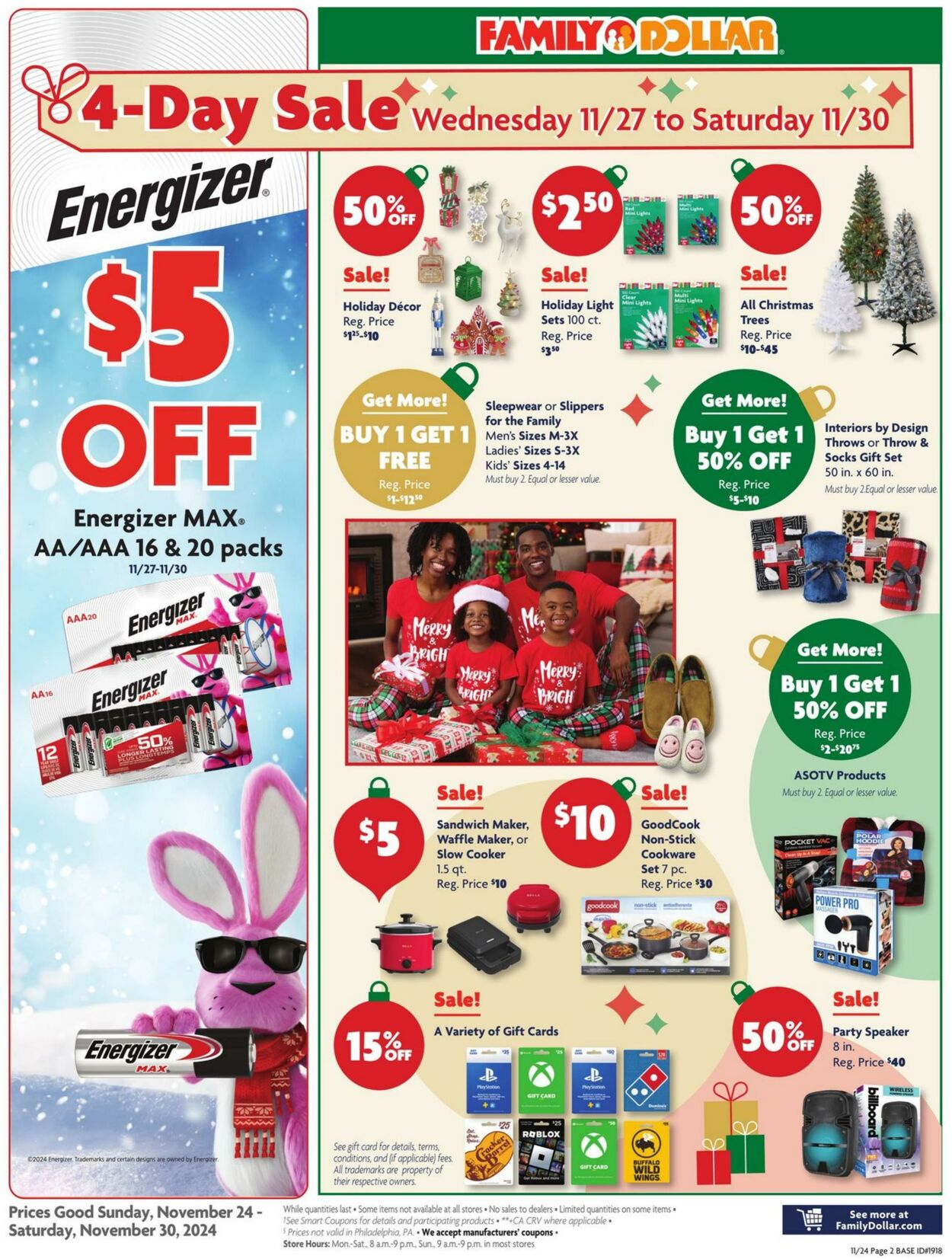 Weekly ad Family Dollar 11/24/2024 - 11/30/2024