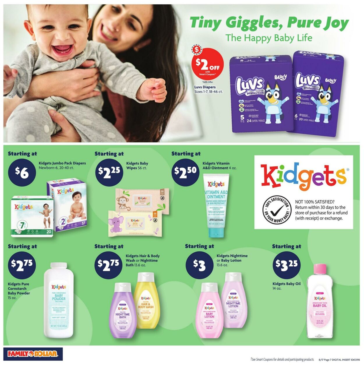 Weekly ad Family Dollar 08/17/2025 - 08/23/2025