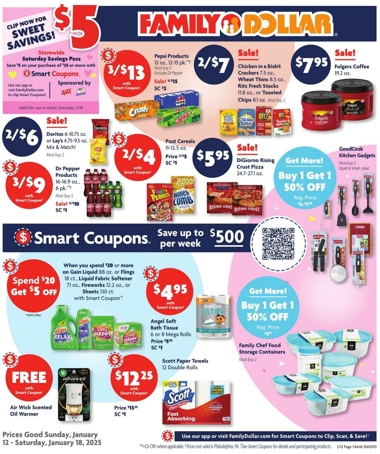 Weekly ad Family Dollar 01/12/2025 - 01/18/2025