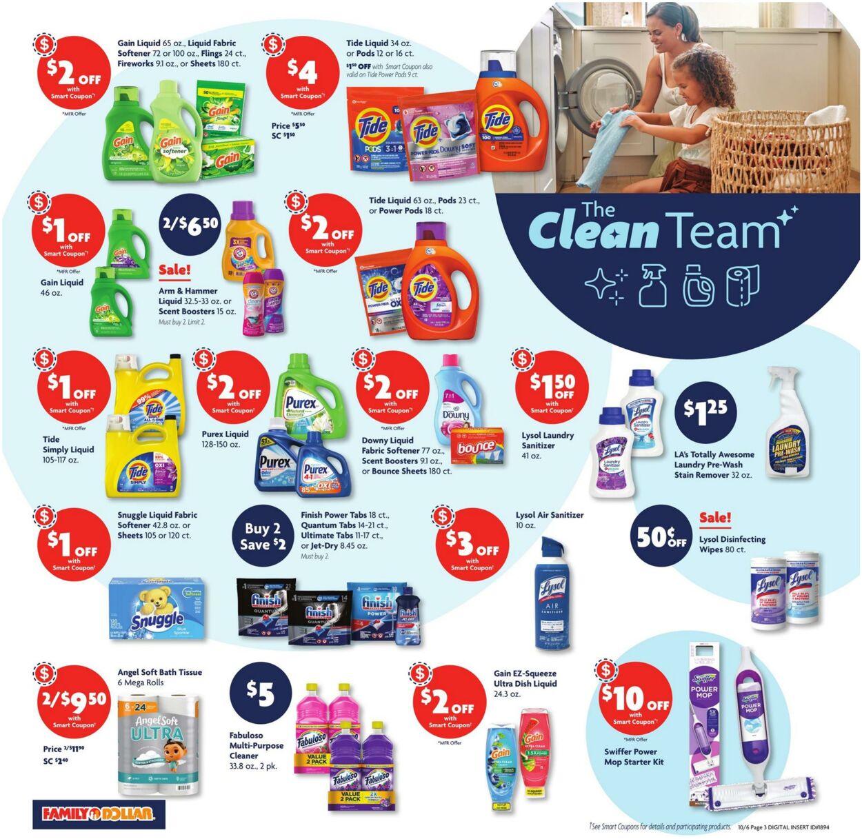 Weekly ad Family Dollar 10/06/2024 - 10/12/2024