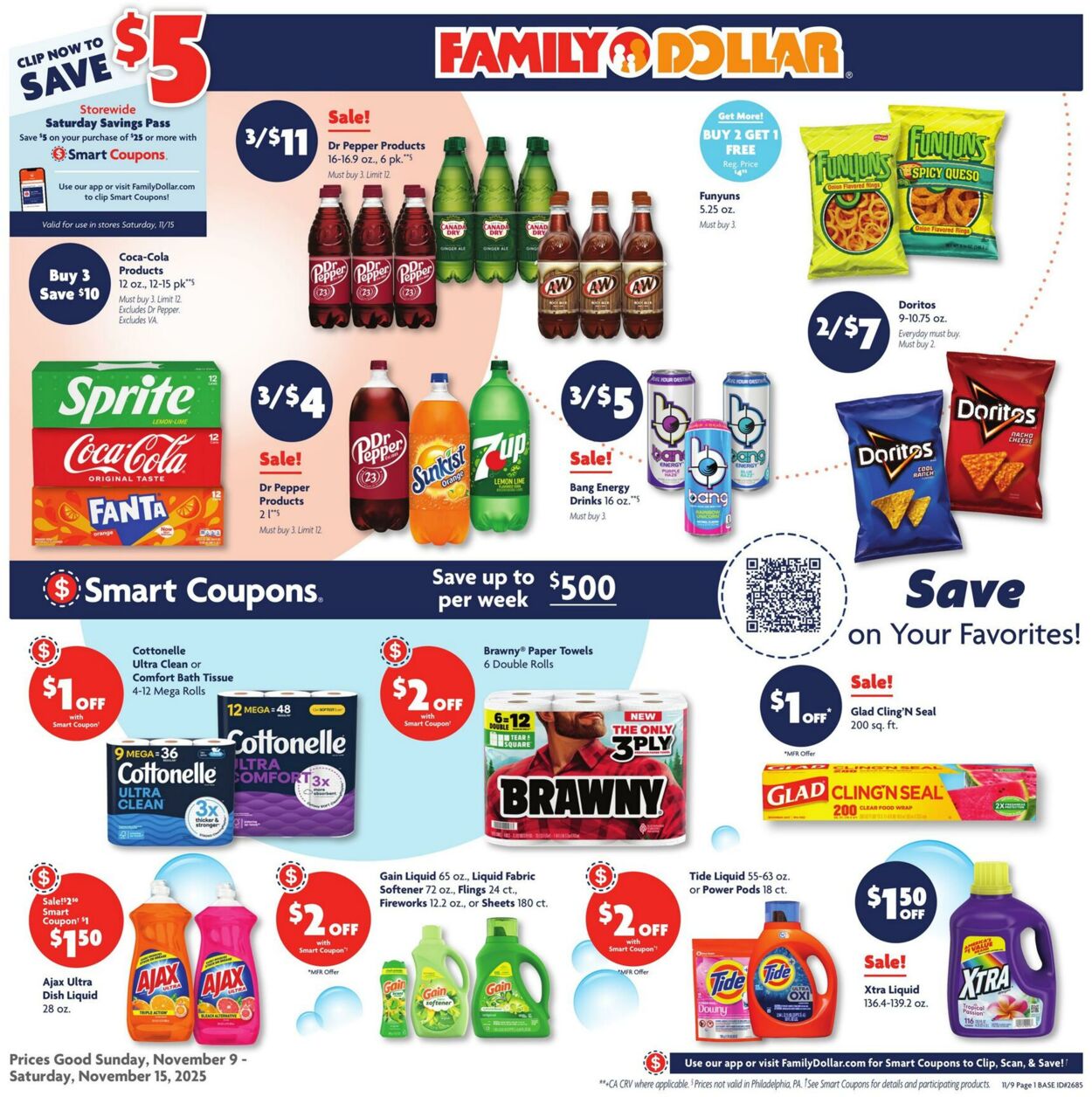 Weekly ad Family Dollar 11/09/2025 - 11/15/2025
