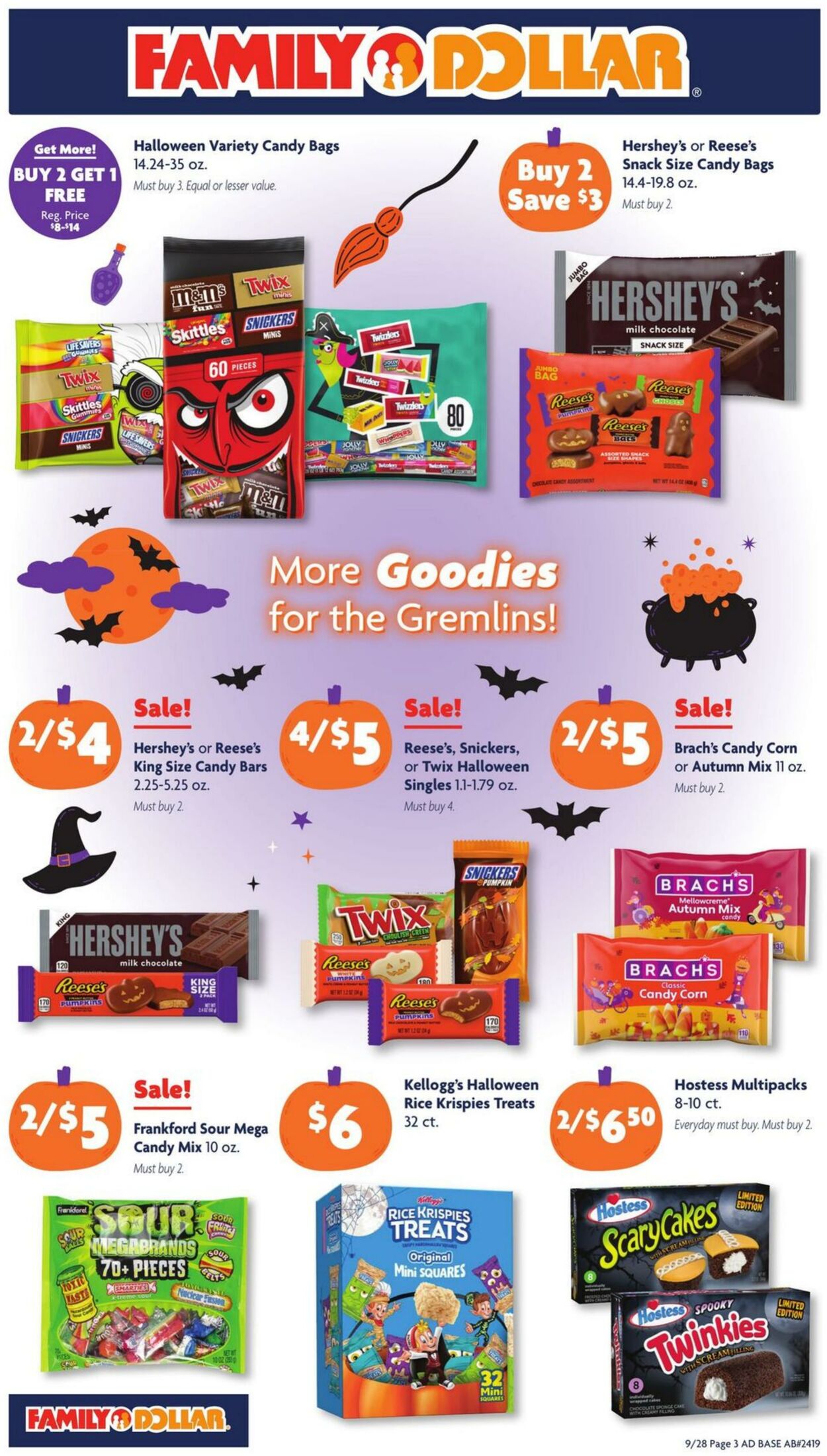 Weekly ad Family Dollar 09/28/2025 - 10/04/2025