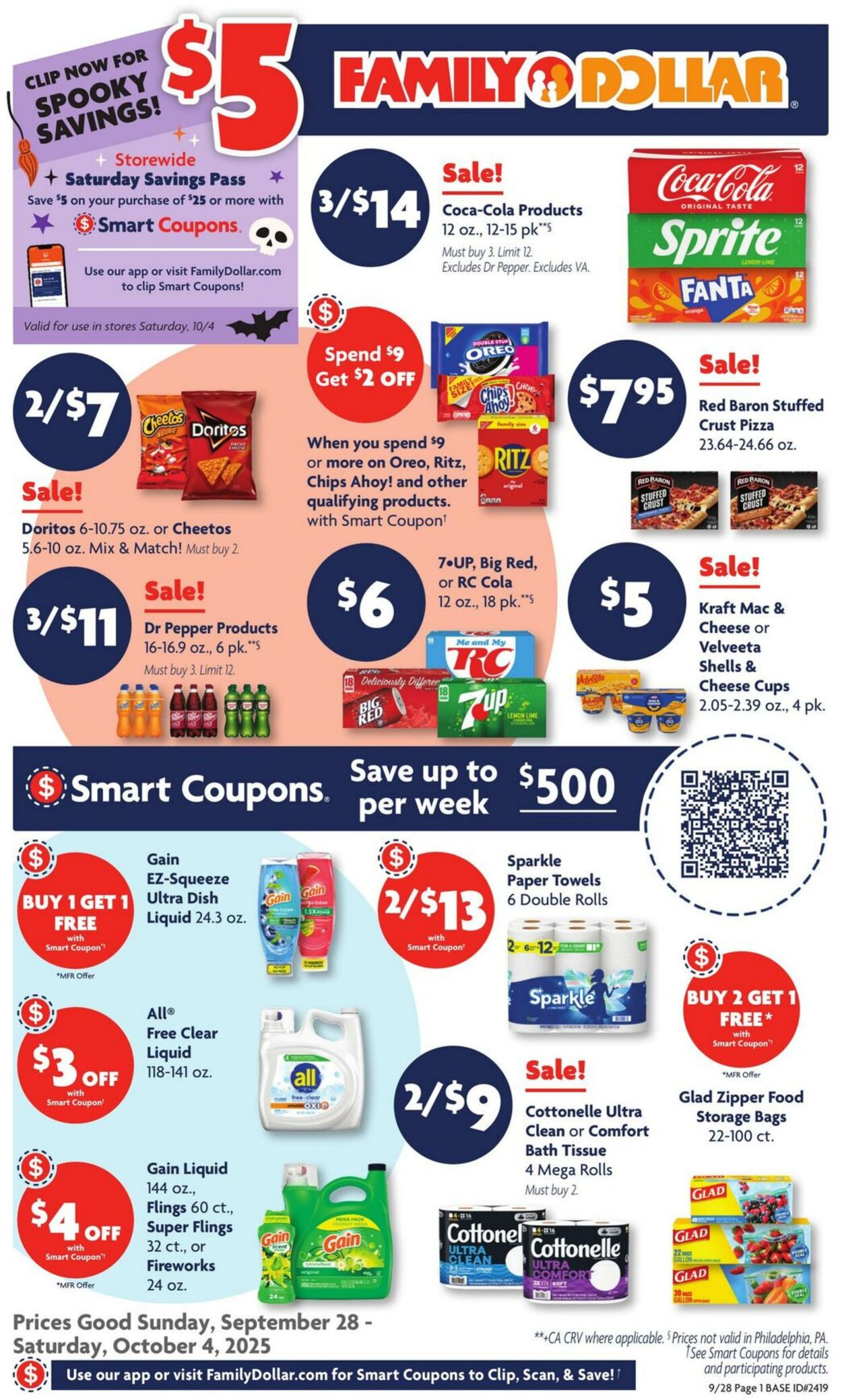 Weekly ad Family Dollar 09/28/2025 - 10/04/2025