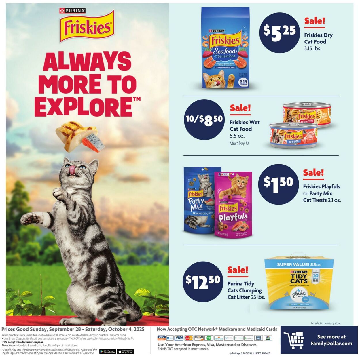 Weekly ad Family Dollar 09/28/2025 - 10/04/2025