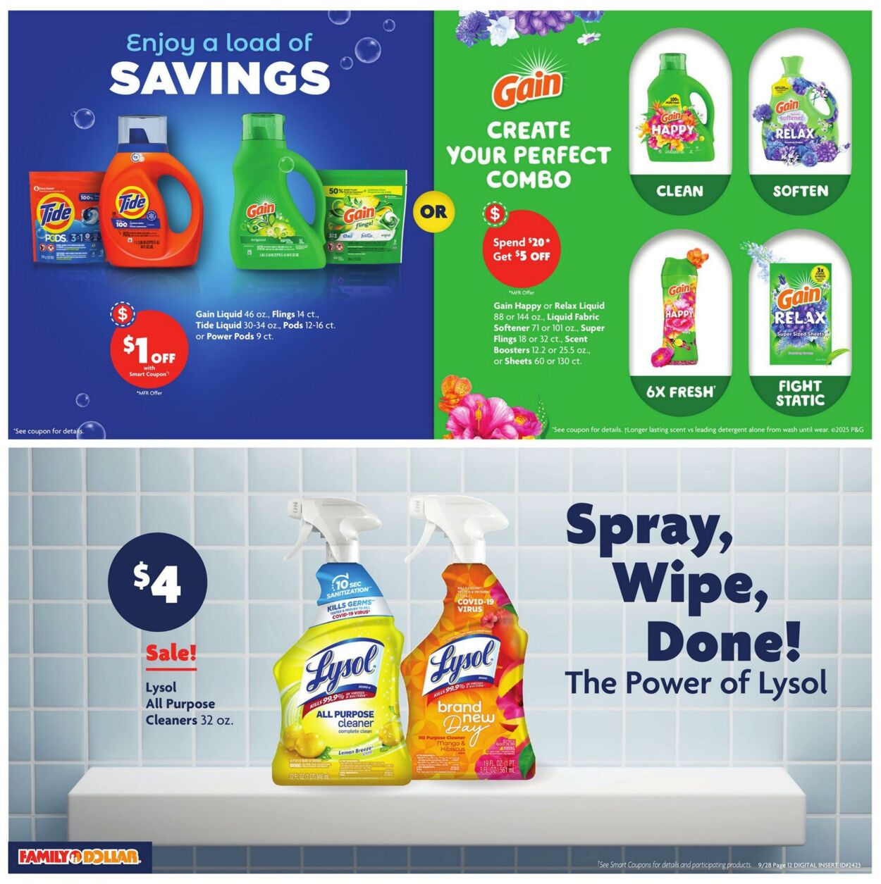 Weekly ad Family Dollar 09/28/2025 - 10/04/2025