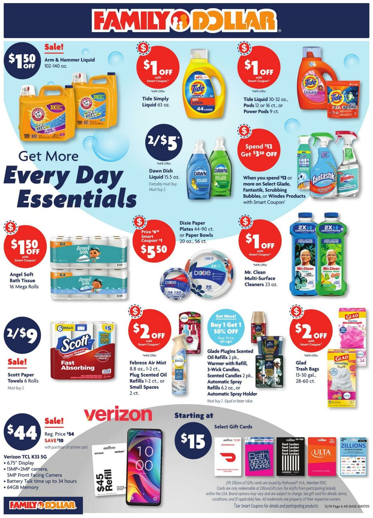 Weekly ad Family Dollar 12/14/2025 - 12/20/2025