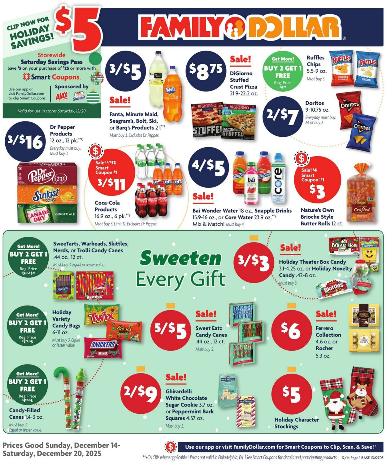 Weekly ad Family Dollar 12/14/2025 - 12/20/2025