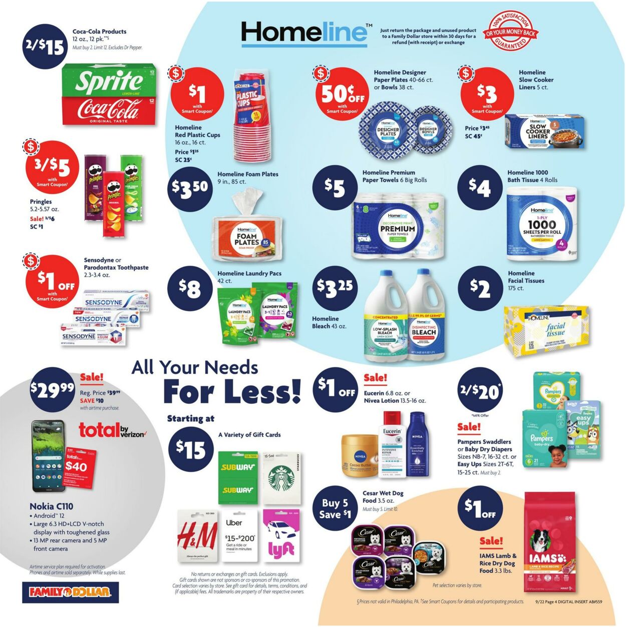 Weekly ad Family Dollar 09/22/2024 - 09/28/2024