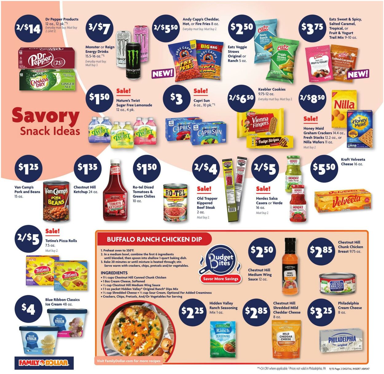 Weekly ad Family Dollar 09/15/2024 - 09/21/2024