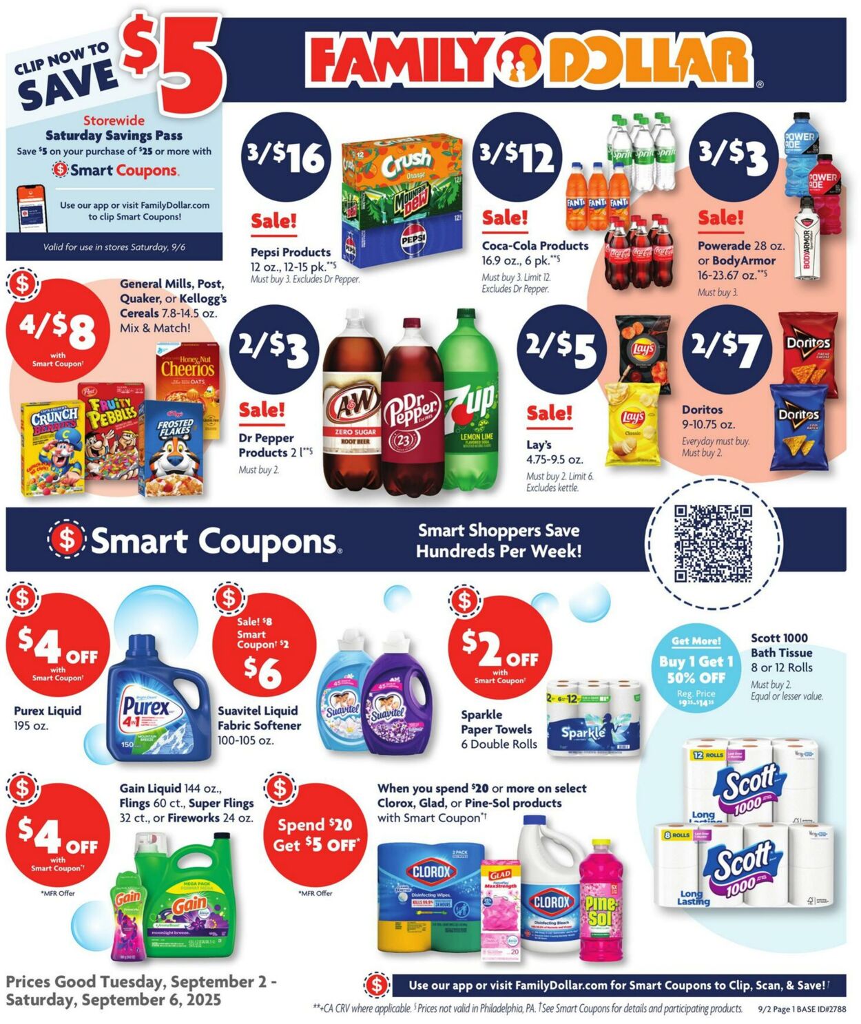 Weekly ad Family Dollar 09/02/2025 - 09/06/2025