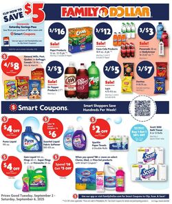 Weekly ad Family Dollar 09/02/2025 - 09/06/2025