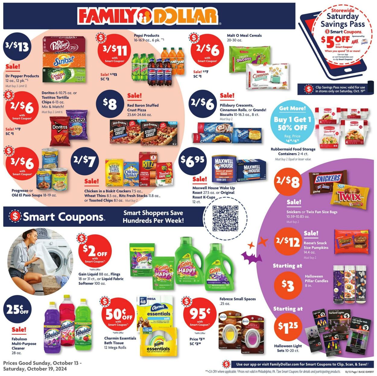 Weekly ad Family Dollar 10/13/2024 - 10/19/2024