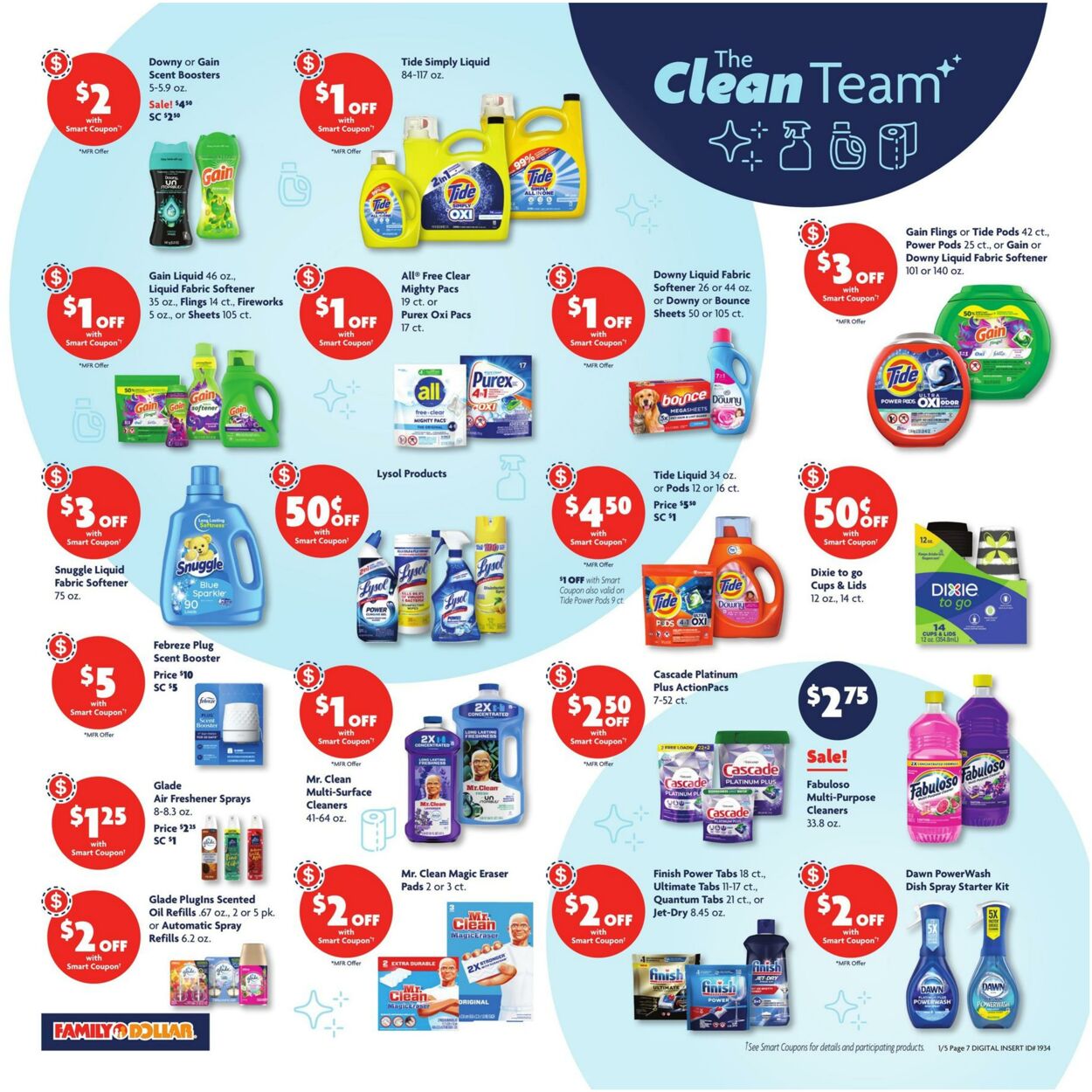 Weekly ad Family Dollar 01/05/2025 - 01/11/2025