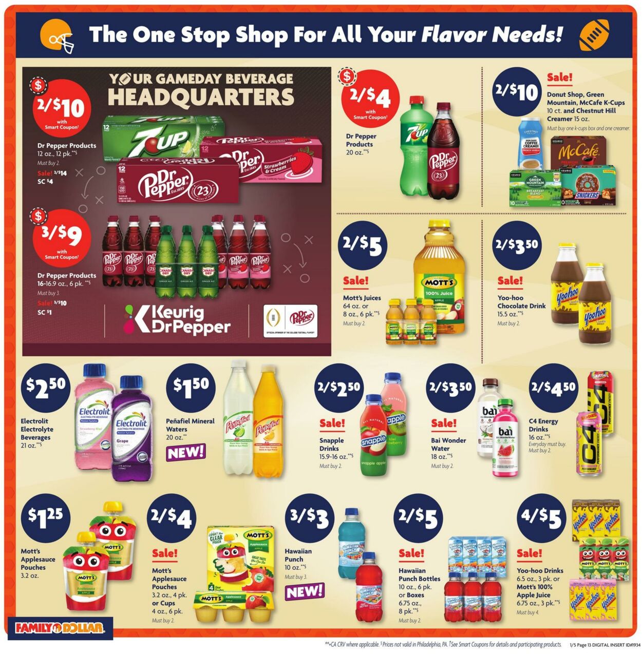 Weekly ad Family Dollar 01/05/2025 - 01/11/2025