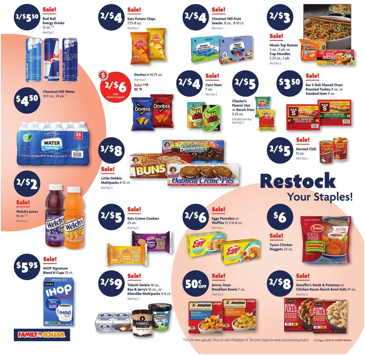 Weekly ad Family Dollar 01/05/2025 - 01/11/2025