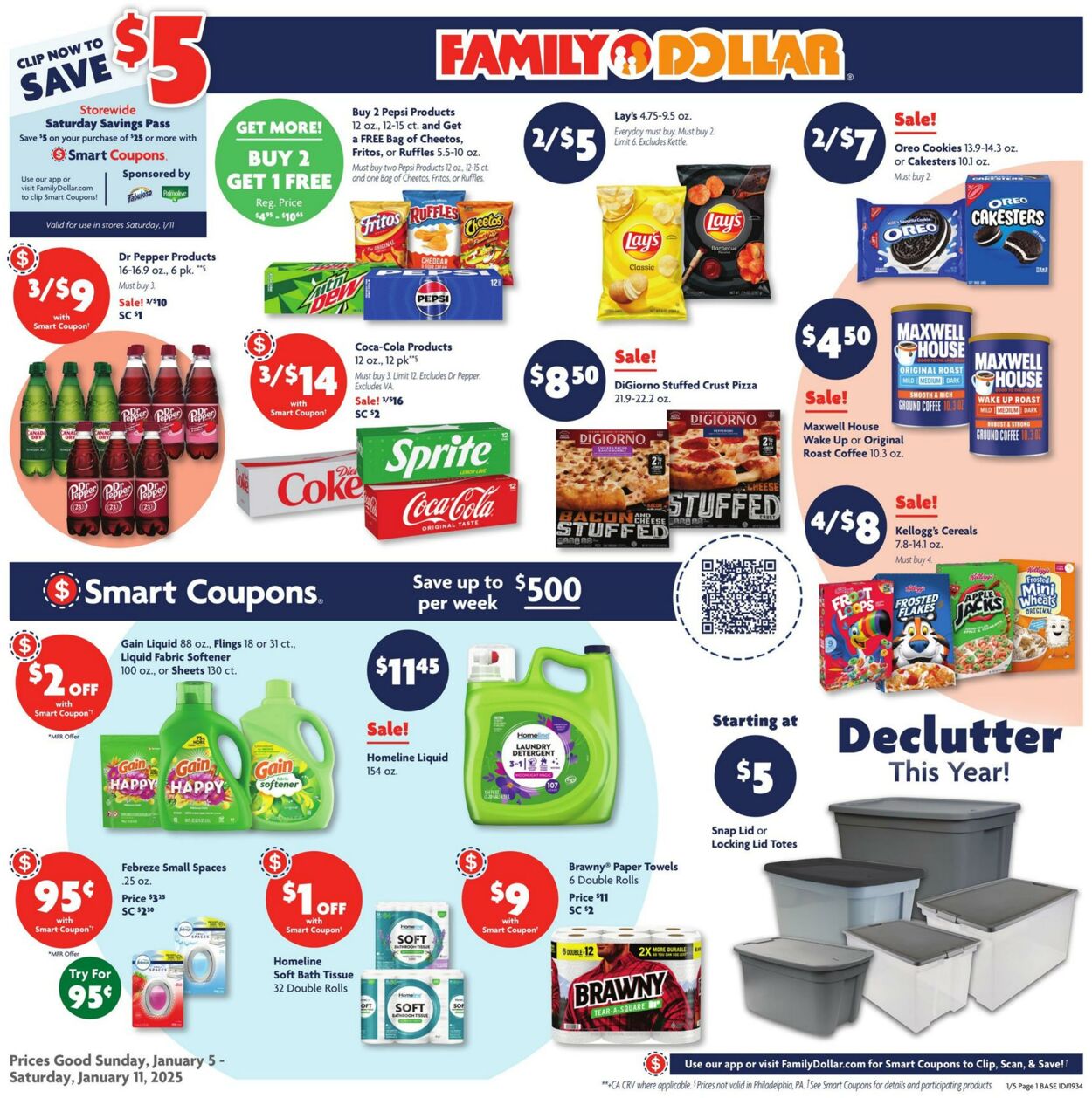 Weekly ad Family Dollar 01/05/2025 - 01/11/2025