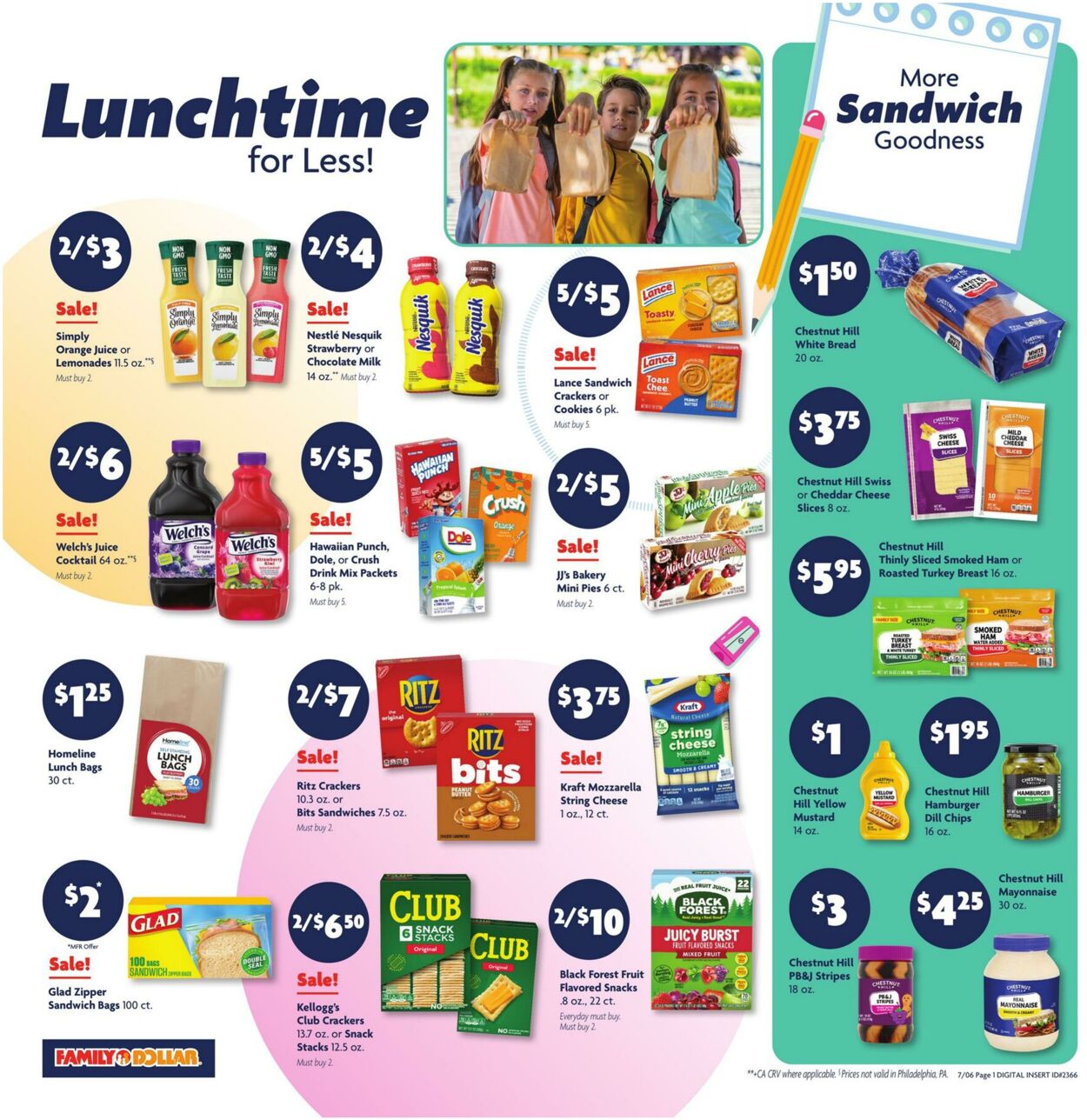 Weekly ad Family Dollar 07/06/2025 - 07/12/2025