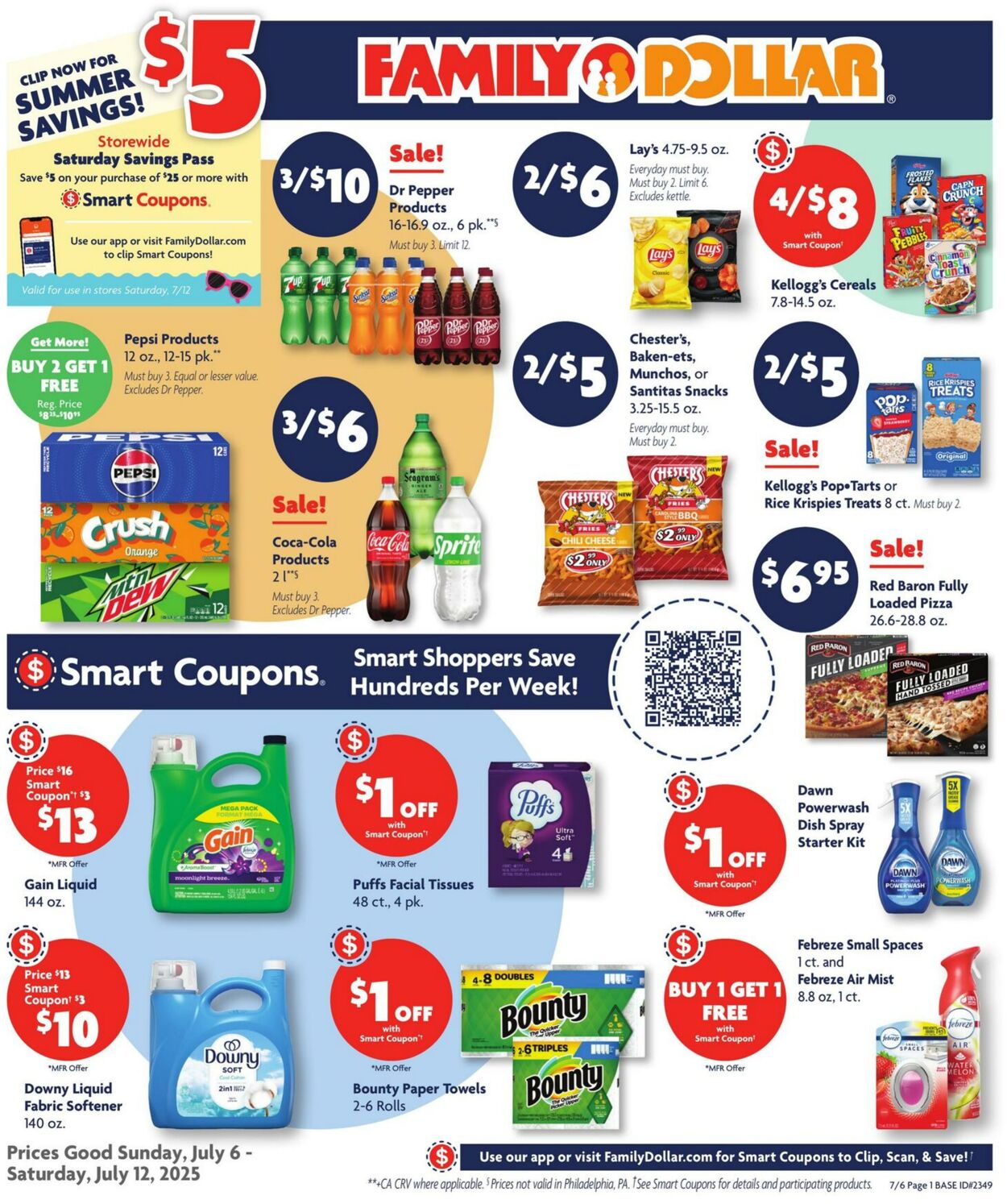 Weekly ad Family Dollar 07/06/2025 - 07/12/2025